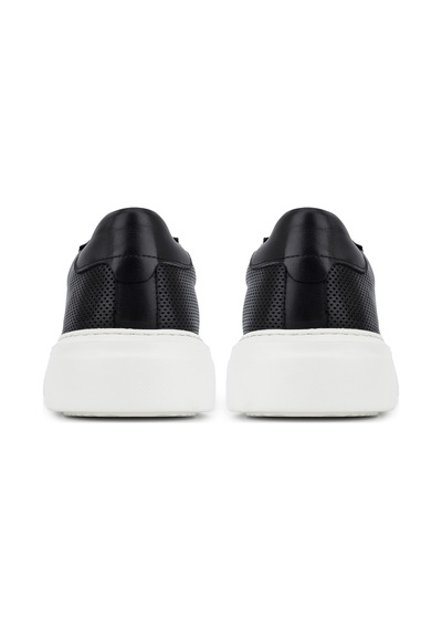 Tamer Tanca Erkek Hakiki Deri Siyah Sneakers & Spor Ayakkabı 13 2033 Erk Ayk Sk26-27 Syh/byz Tbn Siyah1