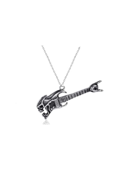 Gitar Gitarsit Gotik Tarz Kolye Kadın - Erkek
