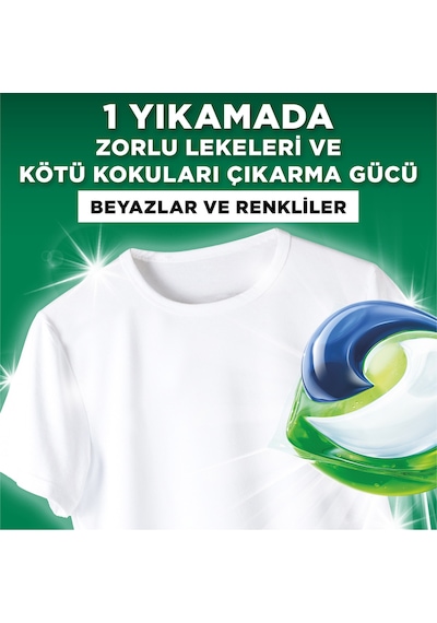 Hepsi1arada Pods Kapsül Çamaşır Deterjanı Beyazlar Ve Renkliler 12 Yıkama X4