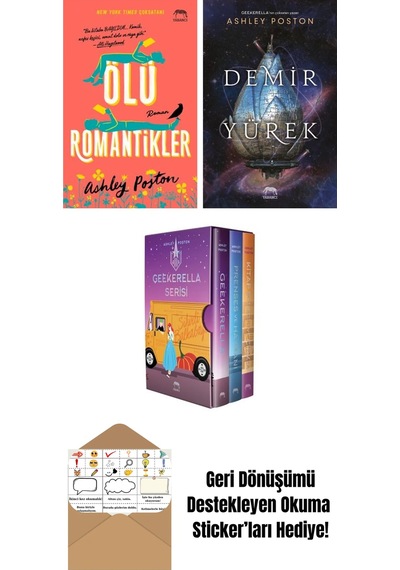 Ölü Romantikler + Yıldız Ruh Demir Yürek 2. Kitap + Geekerella