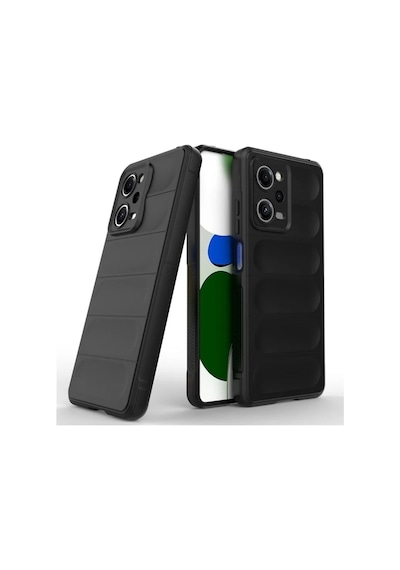 Poco X5 Pro 5G Uyumlu Silikon Kılıf - Kamera Korumalı Esnek Yeni Nesil Airbag Kapak - Siyah