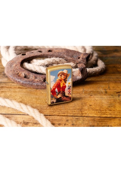 Zippo Cowgirl Dizayn Çakmak
