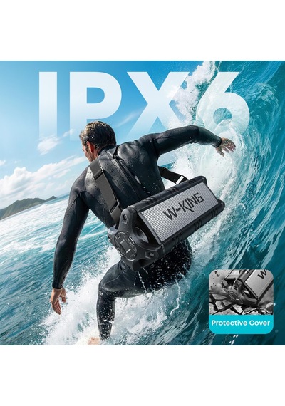 90w Max Bluetooth Hoparlör, Ipx6 Su Geçirmez Taşınabilir Kablosuz Bluetooth Hoparlör, 50w Derin Bas Yüksek Açık Hoparlör, 40h Çalma Süresi/stereo Eşleştirme/tf Kart/aux/nfc
