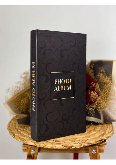 Rabsev RS307 Fotoğraf Albümü 10x15cm 300 Fotoğraf Kapasiteli Retro Desenli Lüks Albüm