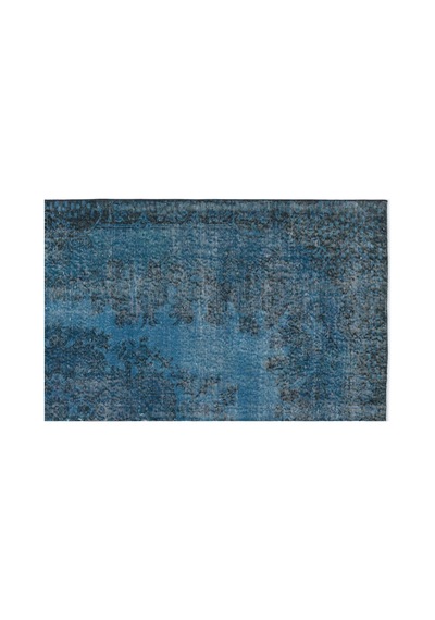 El Dokuması Vintage Yün-pamuk Turkuaz Halı 8142 170 X 276 Cm