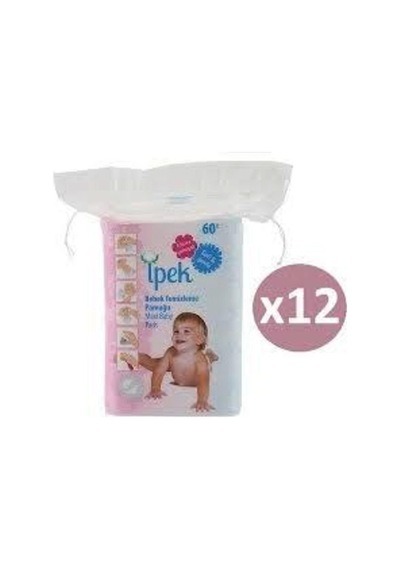 Bebek Temizleme Pamuğu 60 Adet X 12 Paket