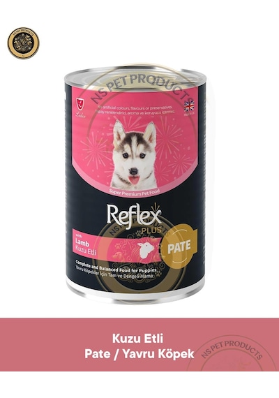 Reflex Plus Pate Kuzu Etli Yavru Köpek Maması 395gr