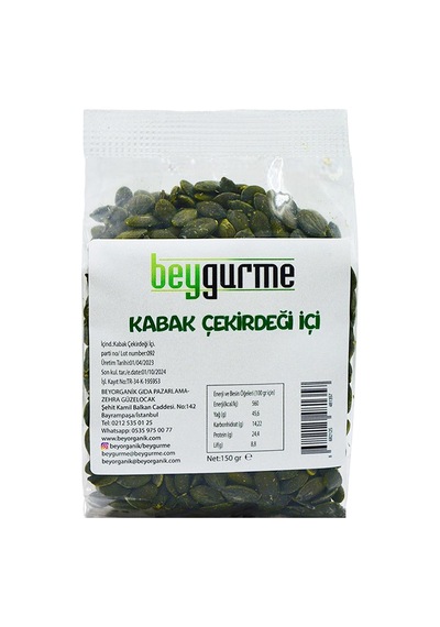 Beygurme Kabak Çekirdek Içi 150 G