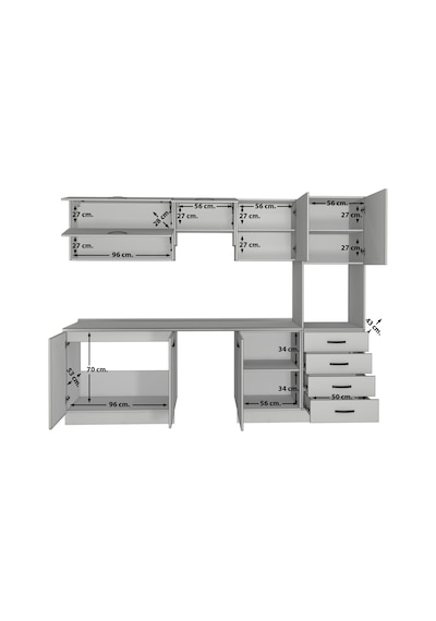 Decoraktiv Elite 280yq Ankastre Boy Dolaplı Mdf Hazır Mutfak Dolabı - Tezgah Dahil - Parlak Beyaz Decoraktiv Elite 280yq Ankastre Boy Dolaplı Mdf Hazır Mutfak Dolabı - Tezgah Dahil - Parlak Beyaz