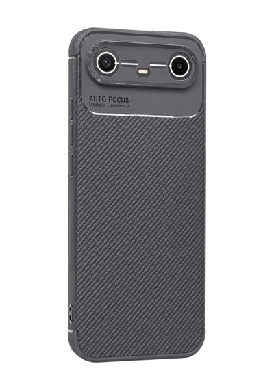Uryport Tecno Spark Slim 5g Auto Focus Karbon Kapak - Gri