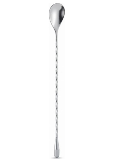 26 Cm 304 Paslanmaz Çelik Kokteyl Kaşığı Profesyonel Bar Kaşığı