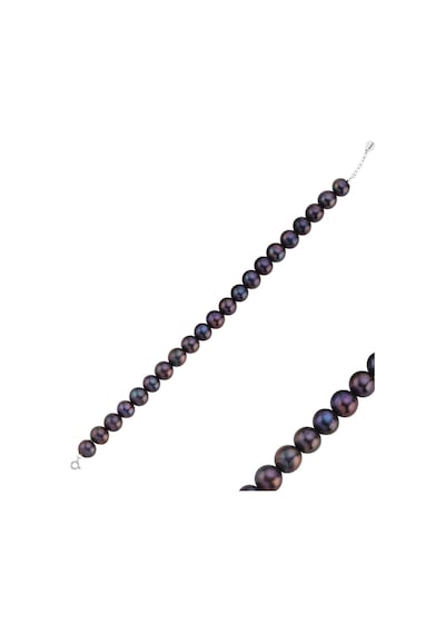 7,5 Mm Doğal İnci Erkek Bileklik 19 Cm / Rose Gümüş