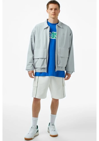 Lacoste Limited Edition Spor Grey Mens Jacket Erkek Sınırlı Üretim Spor Ceket Gri Gri