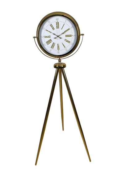 Aura Gold Tripod Ayaklı Dekoratif Saat 11