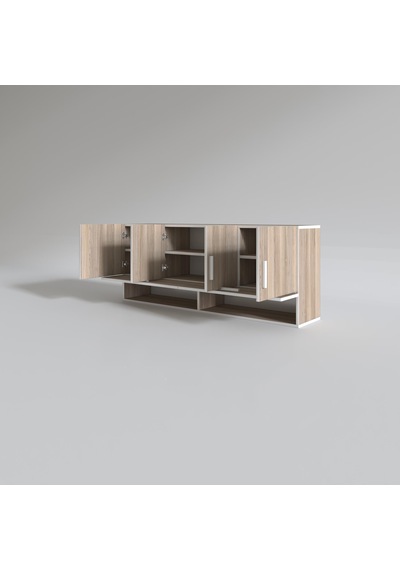 Kenzlife hazır mutfak general crd 060*150*22 mutfak banyo dolabı kapaklı raflı