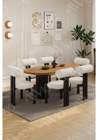Avvio Pofi Bohem 6'lı Metalsandalye 80x160 Mutfak Masa Takımı Yemek Masa Takımı Masa Sandalye Takımı Cafe Akça Masa Sandalye Siyah Kumaş Krem Avvio Pofi Bohem 6'lı Metalsandalye 80x160 Mutfak Masa Takımı Yemek Masa Takımı Masa Sandalye Takımı Cafe Akça Masa Sandalye Siyah Kumaş Krem