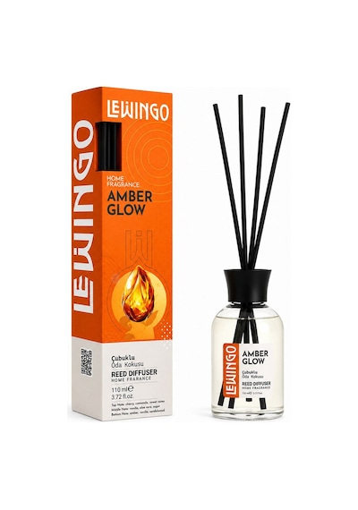 Amber Glow Bambu Çubuklu Oda Kokusu - 110 Ml - Cam Şişe Diğer