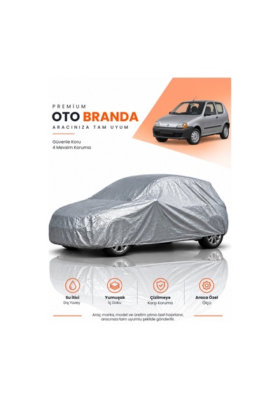 Fiat Seicento 1998-2004 Hatchback Uyumlu Araba Brandası Oto Branda Araba Örtüsü Araç Çadırı