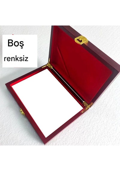 Büyük Boy Ahşap Dekor Boş Istampa 175 125mm Mürekkep Baskı Pedi Karışık