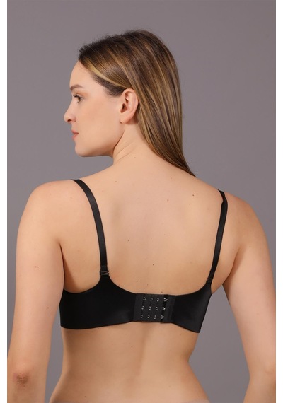 Cotonhause Kadın Lotus Lazer Kesim Push-up Siyah Sütyen 336045 001