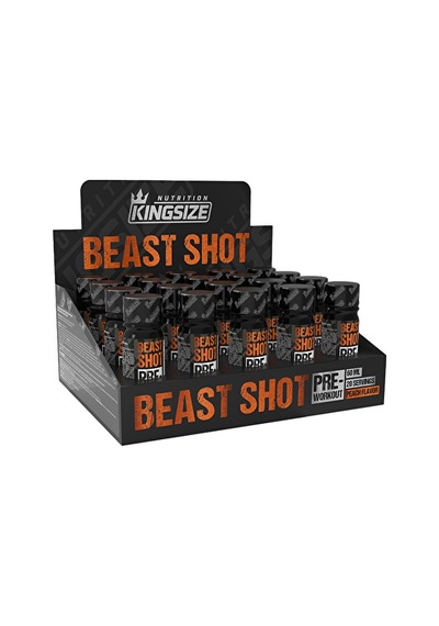 Kingsize Nutrition Beast Shot Pre-workout 60 Ml 20 Adet - Şeftali