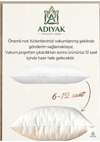 4'lü Set Kırlent Içi Yastık Vip Kalite - %100 Yumuşak Kırpıntı Sünger Ekstra Dolgun Kırlent Içi 45 x 45