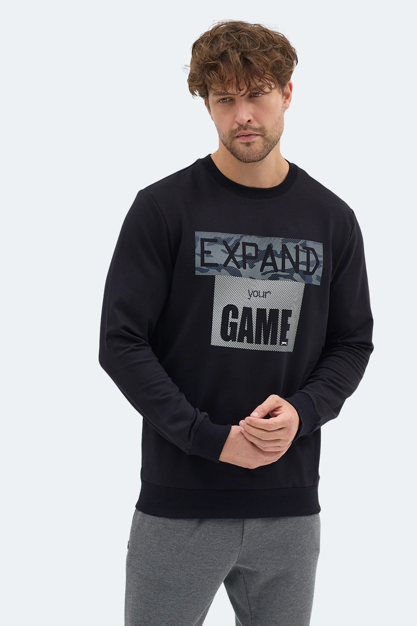 Slazenger Rubıo Erkek Koyu Lacivert Sweatshırt Koyu Lacivert