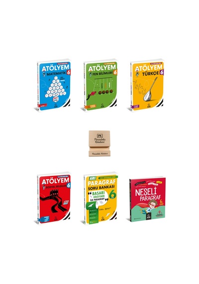 Arı 6. Sınıf Matematik Fen Türkçe Sosyal Atölyem Paragraf Ve Neşeli Paragraf 6lı Set+ Telefon Standı