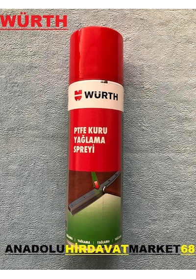 Würth Kuru Yağlama Spreyi Sanroof ve Kapı Yağlama Spreyi 300 ML Würth Kuru Yağlama Spreyi Sanroof ve Kapı Yağlama Spreyi 300 ML