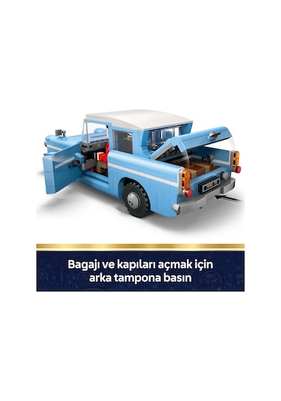 LEGO® Harry Potter™ Sihirli Uçan Ford Anglia™ 76470 - 14 Yaş ve Üzeri için Figür İçeren Yaratıcı Oyuncak Yapım Seti (868 Sayfa)
