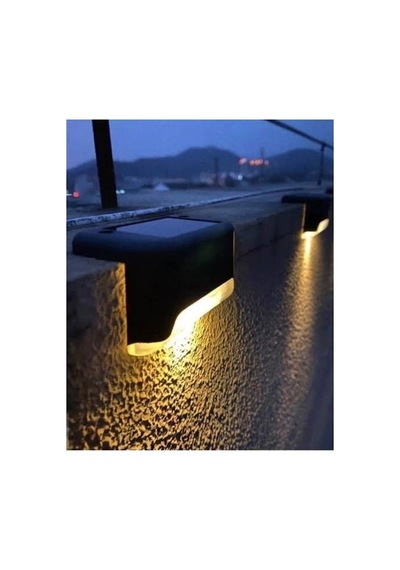 4 Adet Waterproof Solar Merdiven Lambası