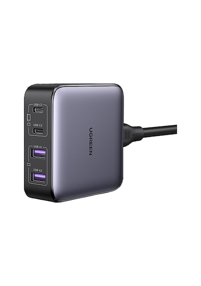 Ugreen Nexode 65W GaN 2 Masaüstü 4 Portlu Hızlı Şarj Cihazı İstasyonu