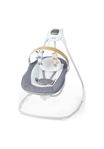 Ingenuity Simplecomfort Kompakt Yatıştırıcı Salıncak, Döner Çubuk, Dönen Koltuk, 6 Hız Seçeneği, 0 Aylık İle 9 Aylık Arasındaki Bebekler İçin, 9 Kg A Kadar, Chambray Açık Bej Ingenuity Simplecomfort Kompakt Yatıştırıcı Salıncak, Döner Çubuk, Dönen Koltuk, 6 Hız Seçeneği, 0 Aylık İle 9 Aylık Arasındaki Bebekler İçin, 9 Kg A Kadar, Chambray Açık Bej