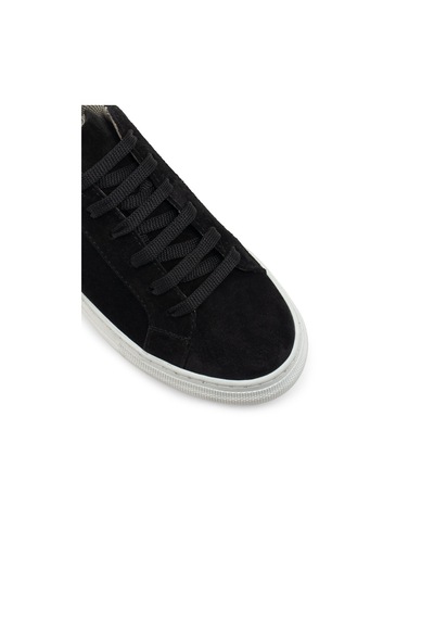 Deery Hakiki Süet Siyah Sneaker Kadın Ayakkabı - Z1681Zsyhc04 Siyah