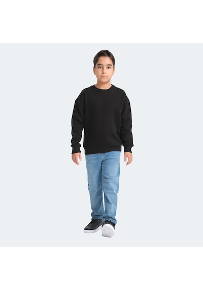 Slazenger LOGAN Çocuk  Siyah Sweatshirt