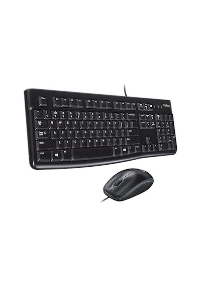 Logitech Mk120 Usb Q Siyah Kablolu Klavye + Mouse Set