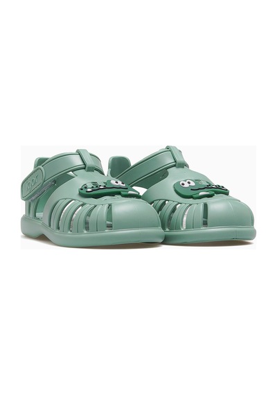 Igor Tobby Croco Unisex Kaymaz Taban Çocuk Sandalet 26y S10371 Yeşil