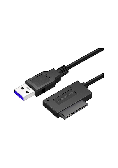 Usb 3.0 Slimline Sata Notebook Cd/dvd Rom Optik Sürücü Kablosu 7+6 13 Pimli
