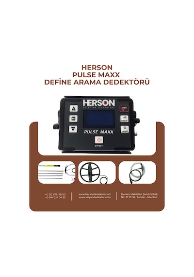 Herson Pulsemaxx Derin Metal - Altın Arama Dedektörü