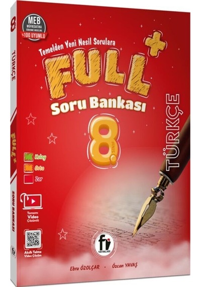 Fi Yayınları 8. Sınıf Türkçe Full Soru Bankası