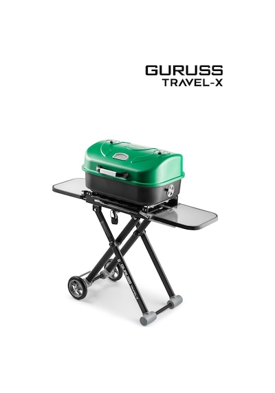 Guruss Travel-x Taşınabilir Mangal Tam Set Yeşil Model:grs18