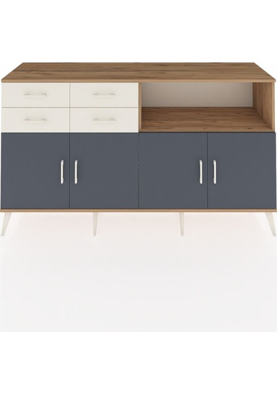 Kronos Konsol 4 Raflı 4 Çekmeceli 4 Kapaklı 176x59x99 Çam-antrasi Çam-antrasit/aytaşı Kronos Konsol 4 Raflı 4 Çekmeceli 4 Kapaklı 176x59x99 Çam-antrasi Çam-antrasit/aytaşı