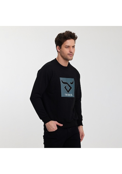 Twobull OSLO Erkek  Siyah Sweatshirt