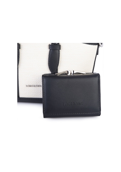Nas Bag Premium 2 Li Mini Set El Ve Çapraz Çanta İle Cüzdan Takım Siyah Siyah