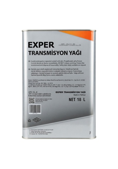 Exper Transmisyon Yağı 18 Litre 0.901.9140.2