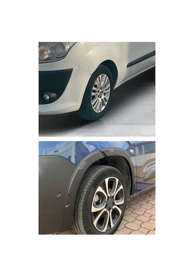 Opel Combo Uyumlu 2019 Ve Üzeri Abs Çamurluk Dodik 8 Parça