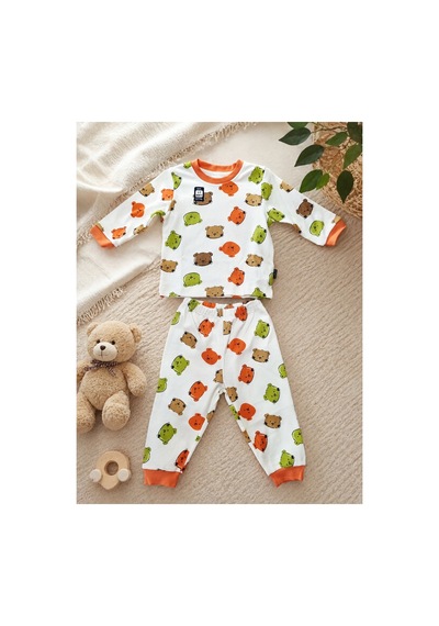 Uğur Bebe Miniworld Erkek Bebek %100 Pamuk Ayıcık Desenli Pijama Takımı Uzun Kollu Yumuşak Nefes Alan Alt Üst Takım Ekru Oranj Ekru Oranj Uğur Bebe Miniworld Erkek Bebek %100 Pamuk Ayıcık Desenli Pijama Takımı Uzun Kollu Yumuşak Nefes Alan Alt Üst Takım Ekru Oranj Ekru Oranj