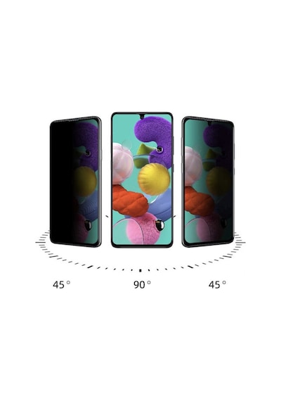 Xiaomi Redmi Note 9s Mat Hayalet Ekran Gizli Privacy Tam Kaplayan Kırılmaz Seramik Ekran Koruyucu
