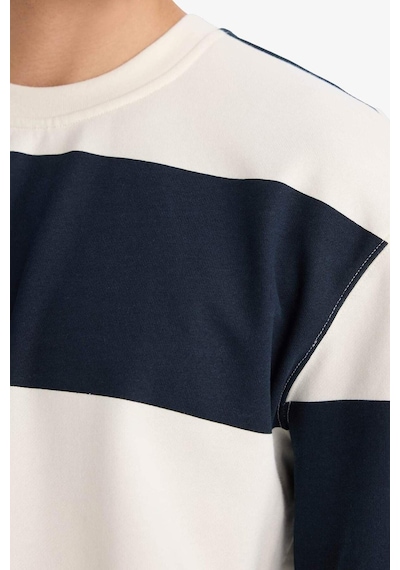 Defacto Sweatshirt F9630ax26spnv82 Lacivert-nv82