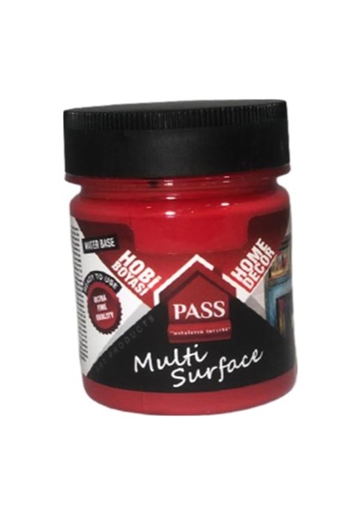 Pass Multi Surface Hobi Boyası 1037 Scarlett Kırmızı 120 Cc